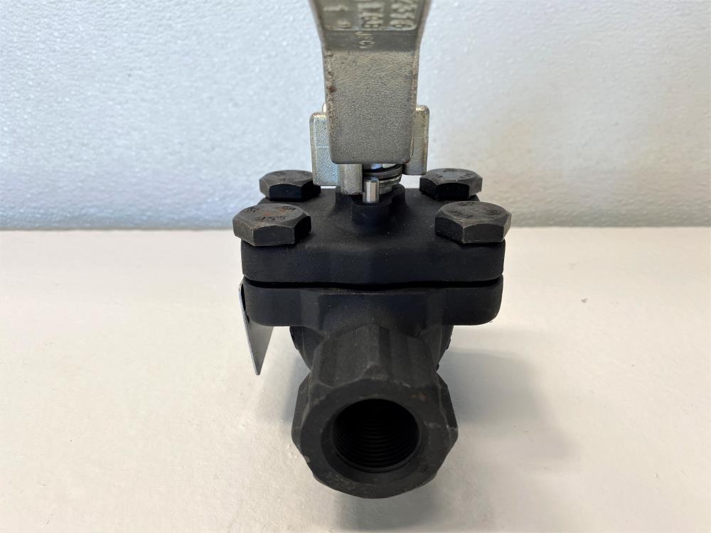 ITT Cam-Tite 3/4" NPT 600# WCB Monel Ball Valve .75-3016-1-T2-ST2-SL2-B1-CLV-WCB